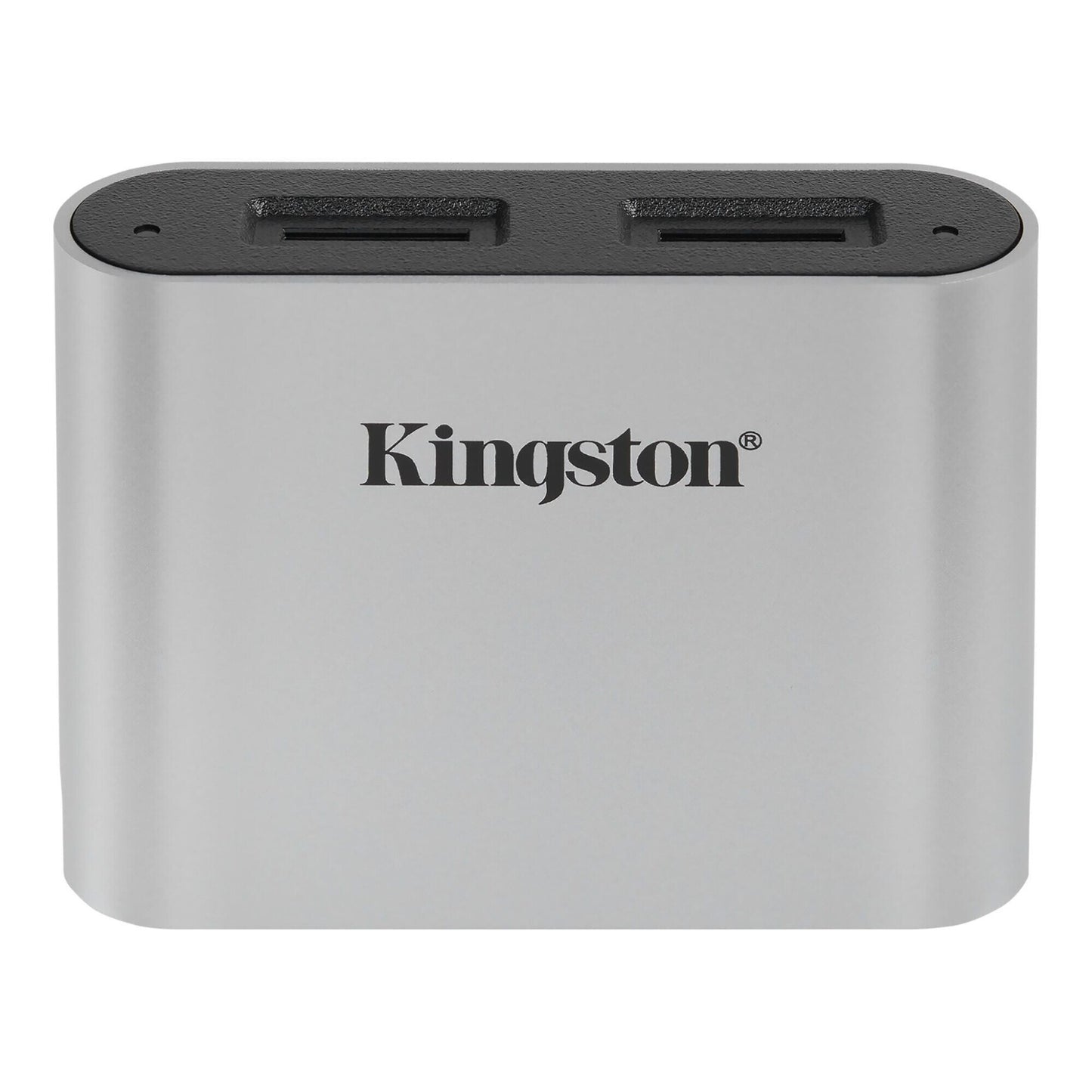 Lector de tarjetas Kingston Workflow USB 3.2, Doble microSD, Gris WFS-SDC 