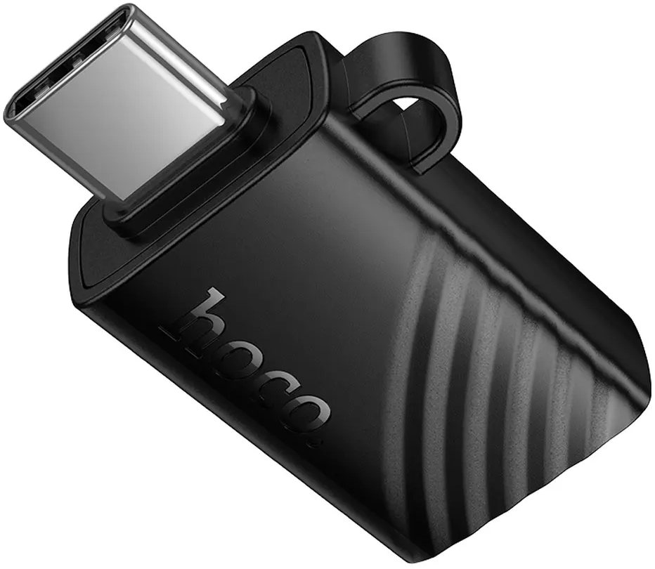 Lector de Tarjetas USB-C HOCO HB53, microSD, Negro
