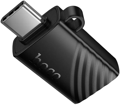 Lector de Tarjetas USB-C HOCO HB53, microSD, Negro