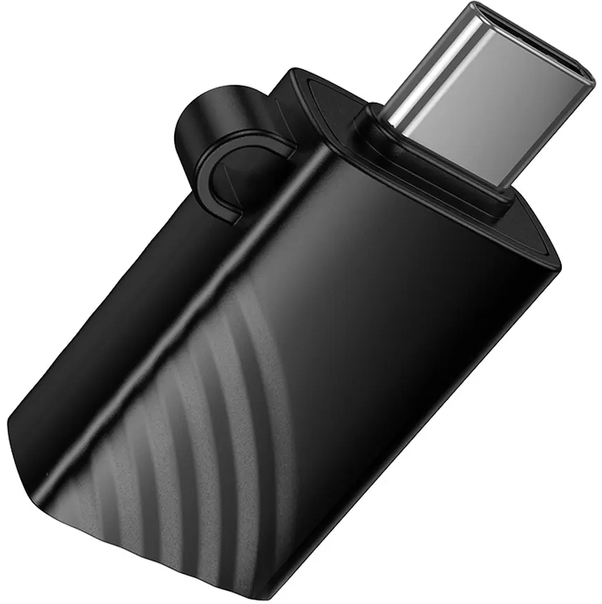 Lector de Tarjetas USB-C HOCO HB53, microSD, Negro