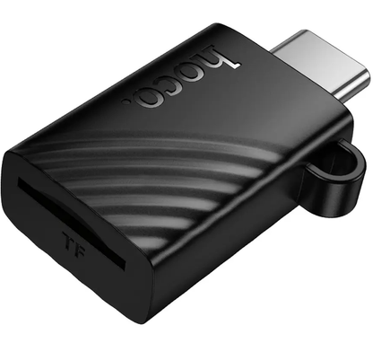 Lector de Tarjetas USB-C HOCO HB53, microSD, Negro