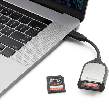 Lector de tarjetas SanDisk Extreme PRO USB-C, SD, gris SDDR-409-G46 