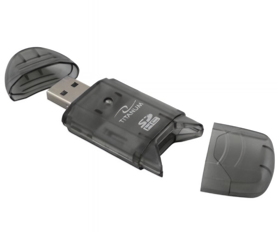 Lector de Tarjetas USB Esperanza Titanum TA101K, SD, Negro