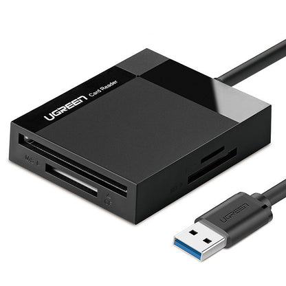 USB 3.0 UGREEN CR125 Card Reader, SD - microSD - CF - MS, Black