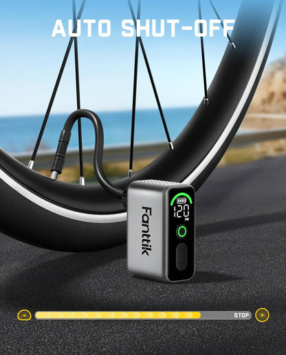 Compresor para bicicleta Fanttik X10 Ace Tiny, gris