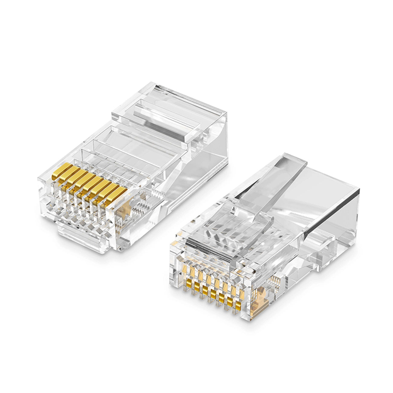 Conector de Red UGREEN NW110, RJ45, Cat5/5e, Set de 100 piezas
