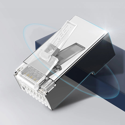 Conector de red UGREEN NW111, RJ45, Cat6, Juego 50 piezas
