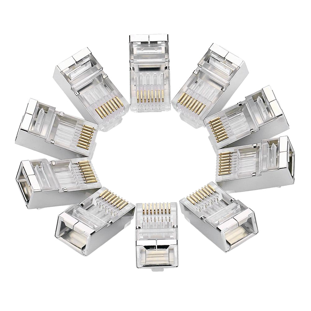 Conector de Red UGREEN NW111, RJ45, Cat6, Set 10 piezas