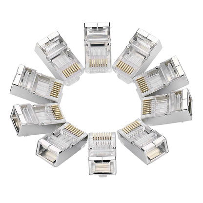 Conector de Red UGREEN NW111, RJ45, Cat6, Set 10 piezas
