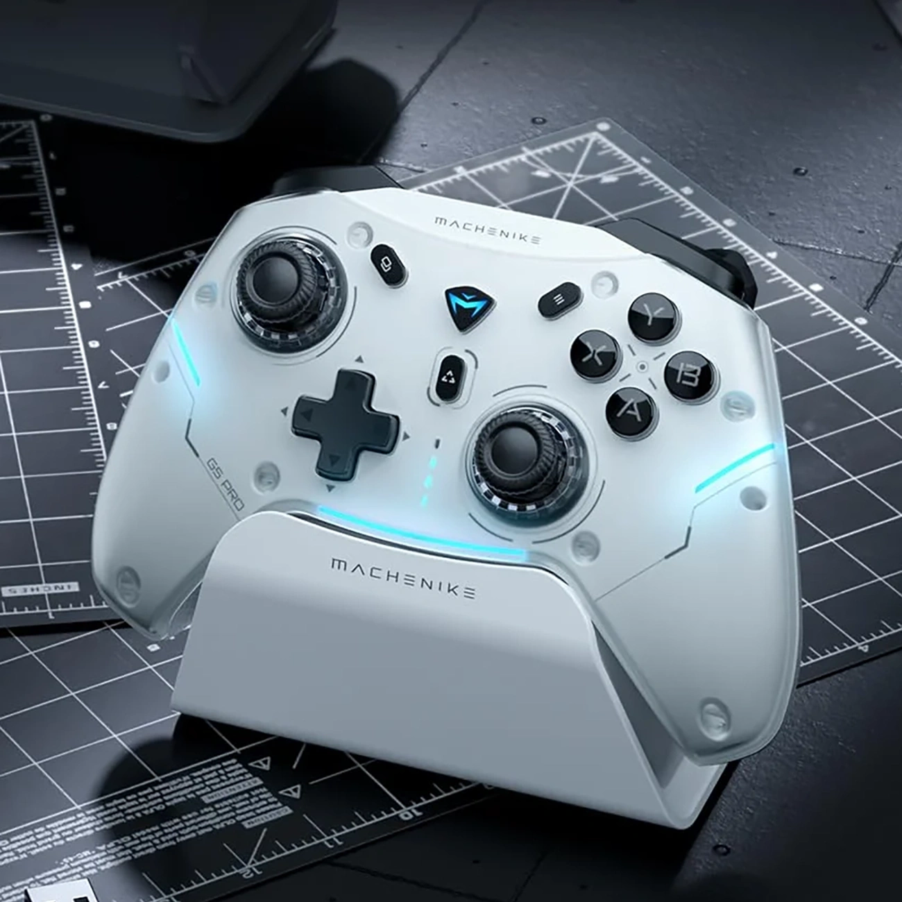 Controlador Machenike G5Pro Max con Estación de Carga, Blanco