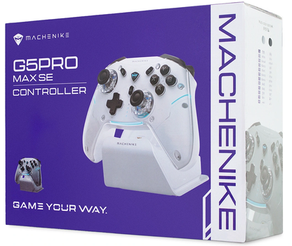 Controlador Machenike G5Pro Max con Estación de Carga, Blanco
