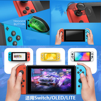 Controlador Techsuit THSWC para Nintendo Switch / Switch OLED / Switch Lite, Rojo Azul