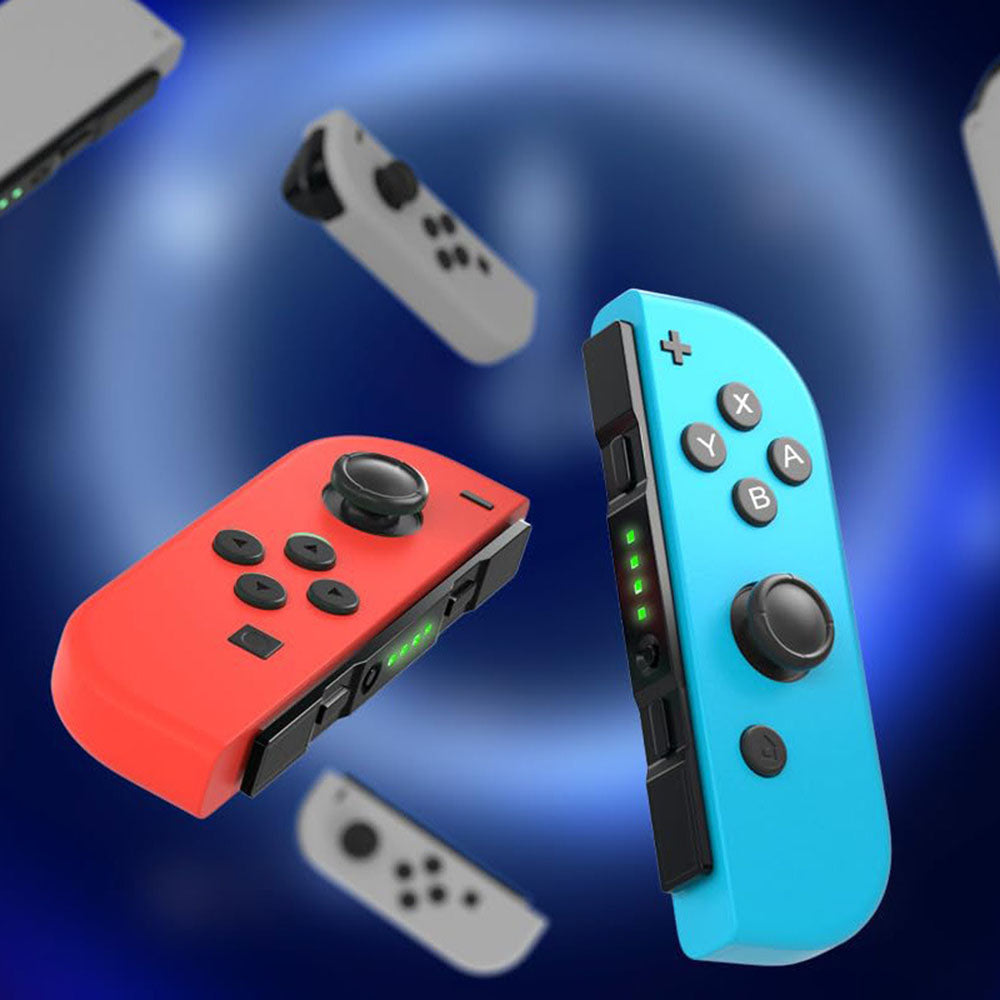 Controlador Techsuit THSWC para Nintendo Switch / Switch OLED / Switch Lite, Rojo Azul