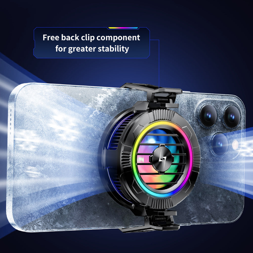 Ventilador Gaming para Teléfono Techsuit P66, Negro