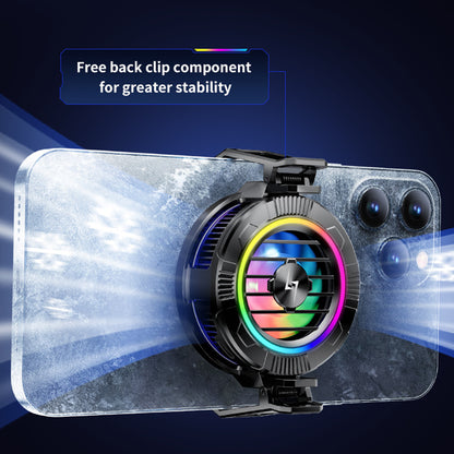 Ventilador Gaming para Teléfono Techsuit P66, Negro