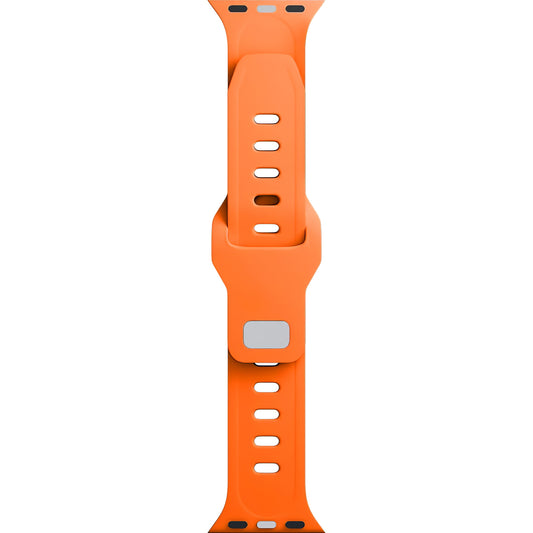 3MK Correa de silicona para Apple Watch Series 41mm / 40mm / 38mm, Naranja 