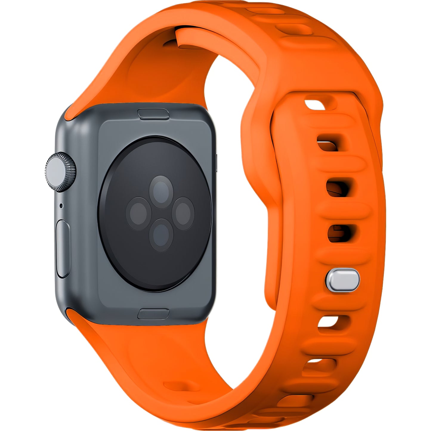 3MK Correa de silicona para Apple Watch Series 41mm / 40mm / 38mm, Naranja 