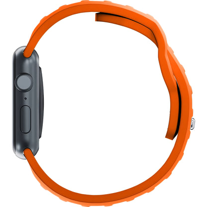 3MK Correa de silicona para Apple Watch Series 41mm / 40mm / 38mm, Naranja 