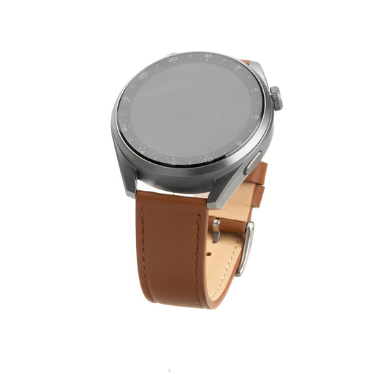Correa Fixed Leather para Samsung Galaxy Watch / Huawei Watch Series, 20mm, Marrón.