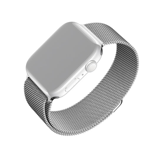 Correa Fixed Mesh para Apple Watch 42mm / 41mm / 40mm / 38mm Series, Plateada