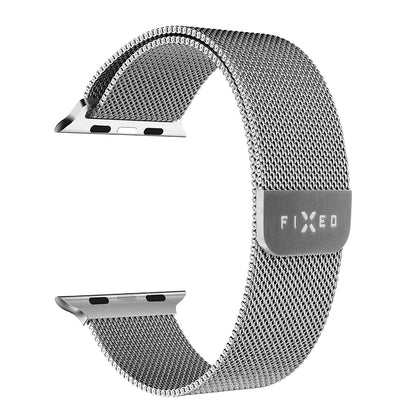 Correa Fixed Mesh para Apple Watch 49mm / 46mm / 45mm / 44mm / 42mm Series, Plateada