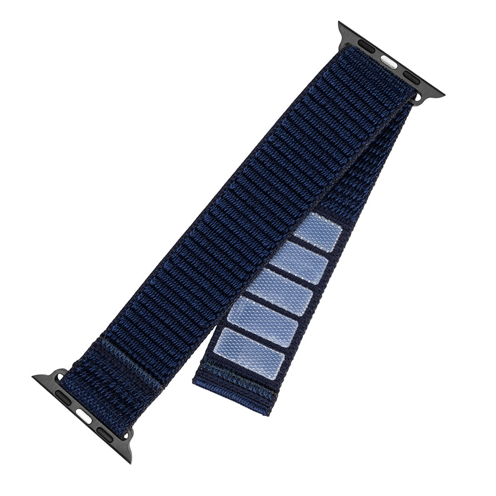Correa Fixed Nylon Sporty para Apple Watch 42mm / 41mm / 40mm / 38mm Series, Azul Oscuro