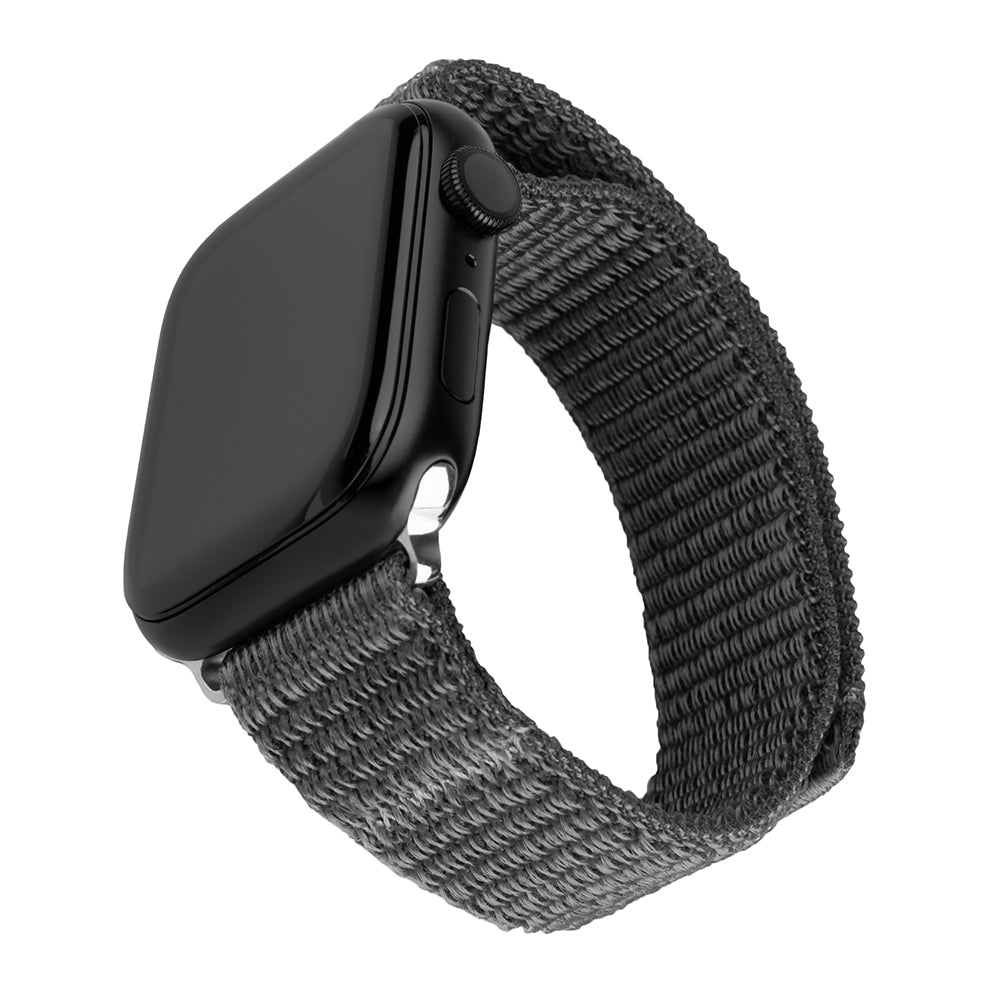 Correa Fixed Nylon Sporty para Apple Watch 42mm / 41mm / 40mm / 38mm Series, Gris Oscuro