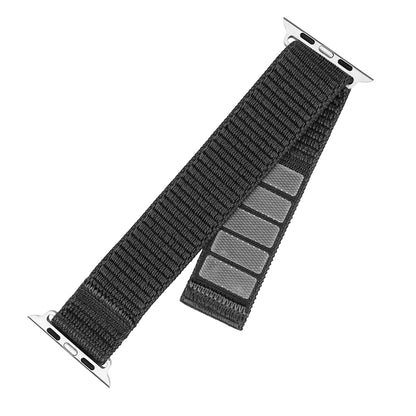 Correa Fixed Nylon Sporty para Apple Watch 42mm / 41mm / 40mm / 38mm Series, Gris Oscuro