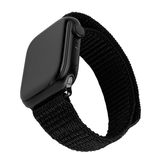 Correa Fixed Nylon Sporty para Apple Watch 42mm / 41mm / 40mm / 38mm Series, Negra