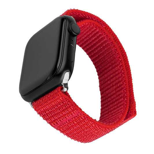 Correa Fixed Nylon Sporty para Apple Watch 42mm / 41mm / 40mm / 38mm Series, Roja