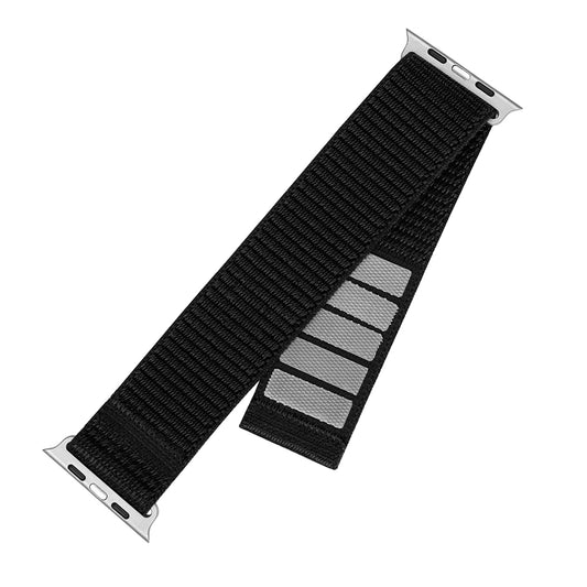 Correa Fixed Nylon Sporty para Apple Watch 49mm / 46mm / 45mm / 44mm / 42mm Series, Negra