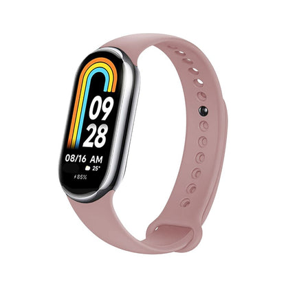 Fixed Silicone Strap for Xiaomi Smart Band 9 / 8, Pink