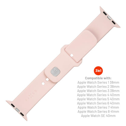 Correa Fixed Silicone Sporty para Apple Watch 42mm / 41mm / 40mm / 38mm Series, Rosa