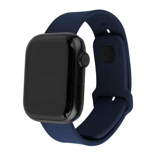 Correa Fixed Silicone Sporty para Apple Watch 49mm / 46mm / 45mm / 44mm / 42mm Series, Azul