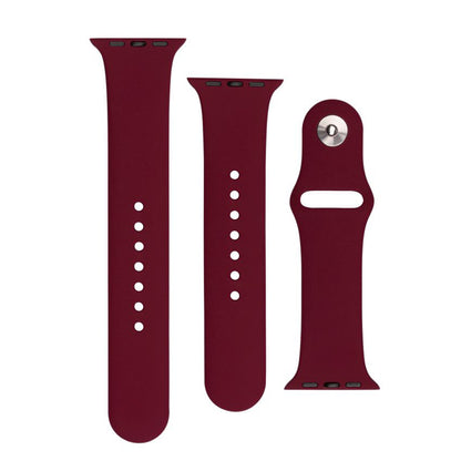 Correa Fixed Silicone Sporty para Apple Watch 49mm / 46mm / 45mm / 44mm / 42mm Series, Cereza