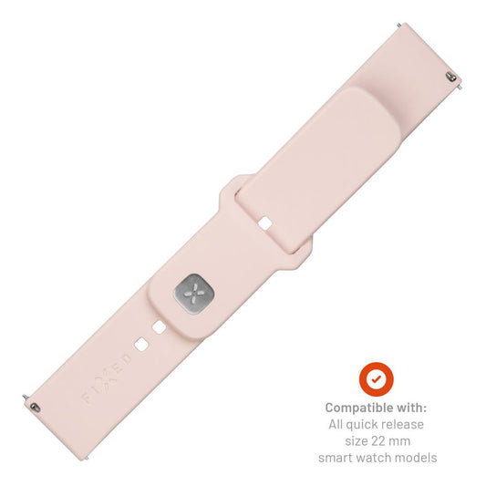 Correa Fixed Silicone Sporty para Huawei Watch / Xiaomi Watch Series, 22mm, Rosa