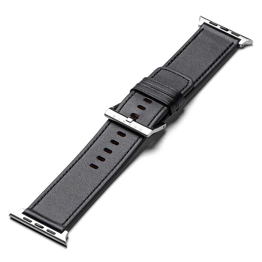Correa Ringke Leather One para Apple Watch 49mm / 46mm / 45mm / 44mm / 42mm Series, Negra