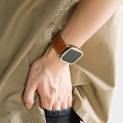 Correa Ringke Leather One para Apple Watch 49mm / 46mm / 45mm / 44mm / 42mm Series, Negra
