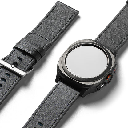 Correa Ringke One Basic Bold para Fossil Watch / Mobvoi Watch / Suunto Watch Series, 24mm, Negra.