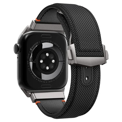 Correa Spigen Classic Fit para Apple Watch 49mm / 46mm / 45mm / 44mm / 42mm Series, Negra AMP09304
