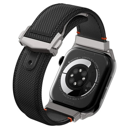 Correa Spigen Classic Fit para Apple Watch 49mm / 46mm / 45mm / 44mm / 42mm Series, Negra AMP09304