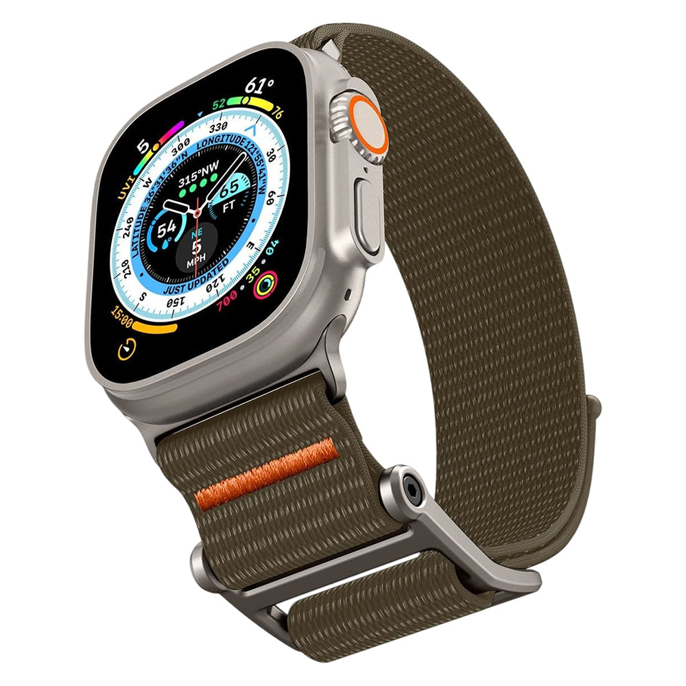 Correa Spigen DuraPro Flex para Apple Watch Series 49mm / 46mm / 45mm / 44mm, Caqui Naranja AMP05982
