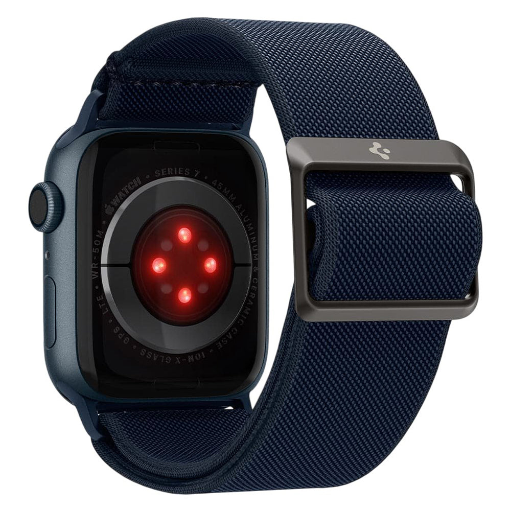 Correa Spigen Lite Fit para Apple Watch Series de 49 mm / 46 mm / 45 mm / 44 mm, azul marino AMP02287