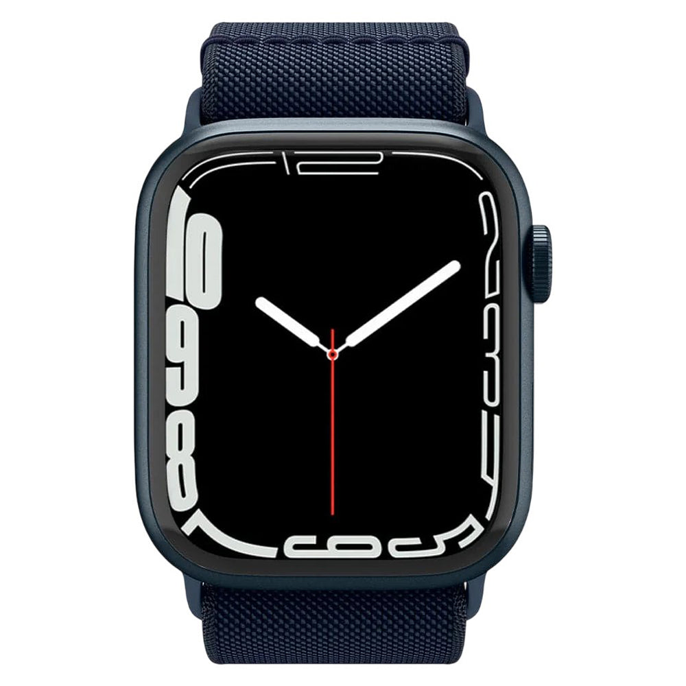 Correa Spigen Lite Fit para Apple Watch Series de 49 mm / 46 mm / 45 mm / 44 mm, azul marino AMP02287