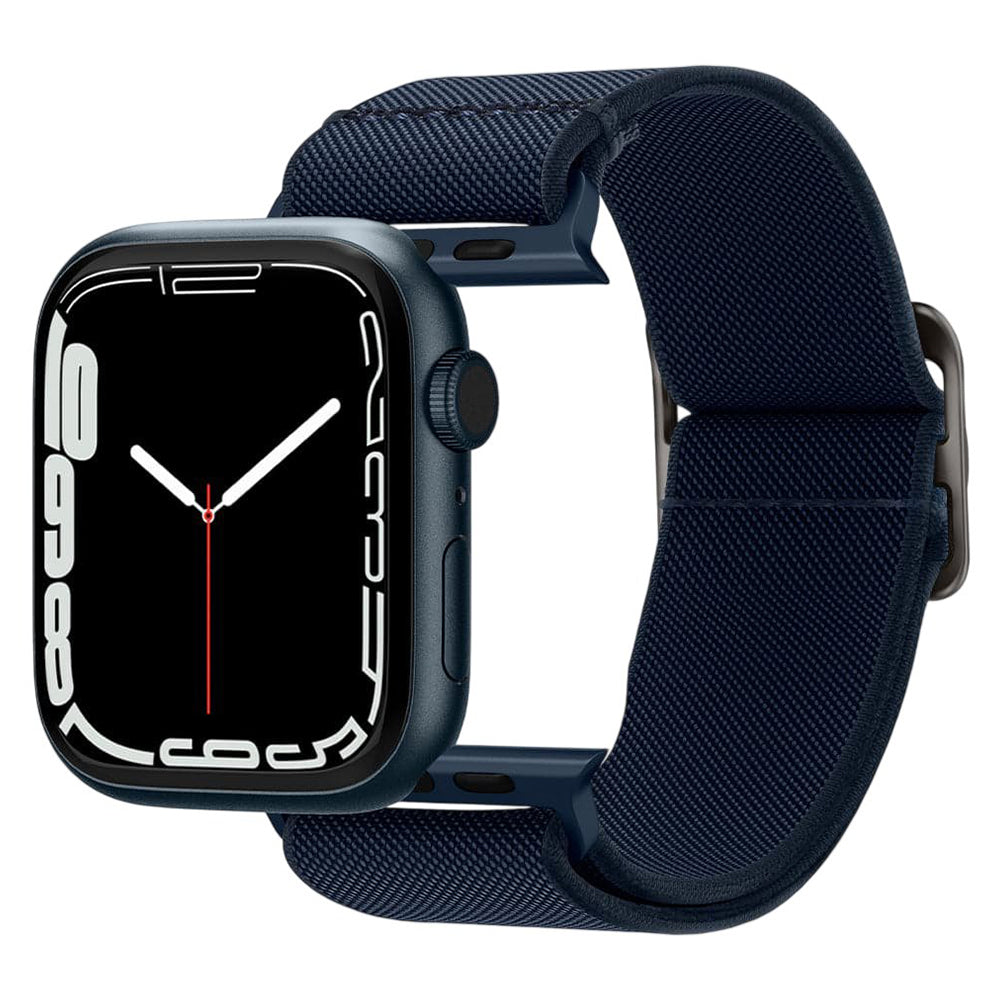 Correa Spigen Lite Fit para Apple Watch Series de 49 mm / 46 mm / 45 mm / 44 mm, azul marino AMP02287