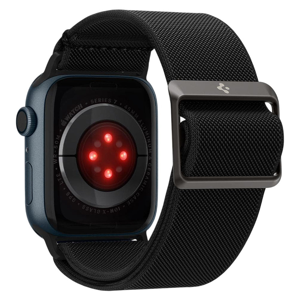 Correa Spigen Lite Fit para Apple Watch 49mm / 46mm / 45mm / 44mm Series, Negra AMP02286