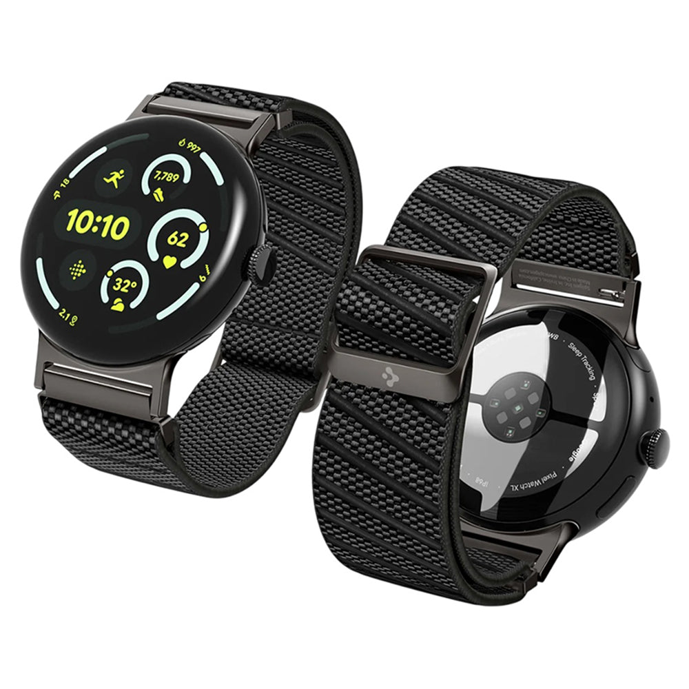 Correa Spigen Lite Fit X para Google Pixel Watch 4 41mm / Watch 3 41mm / Watch 2 / Watch, Negra AMP11420