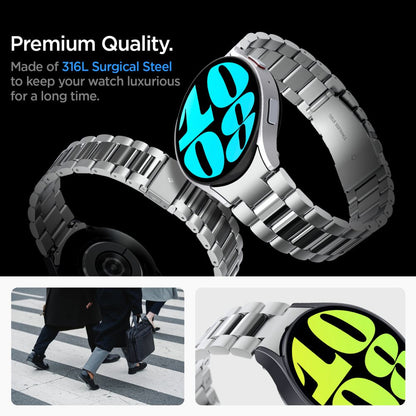 Correa Spigen Modern Fit para Samsung Galaxy Watch6 44mm, Plateada