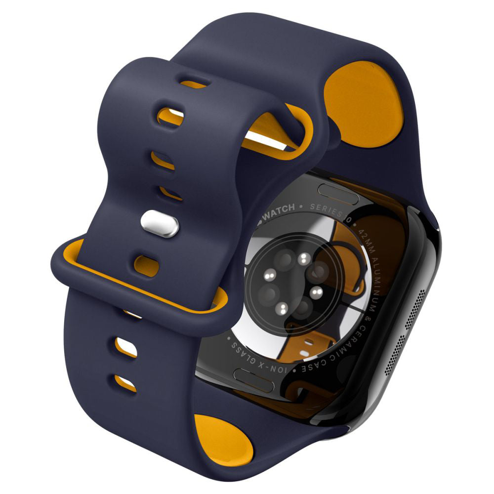 Spigen Nano Pop Strap for Apple Watch 42mm / 41mm / 40mm / 38mm Series, Navy Blue