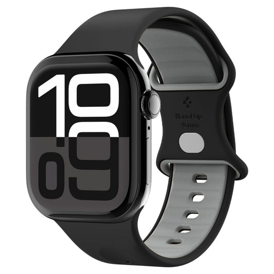 Correa Spigen Nano Pop para Apple Watch 49mm / 46mm / 45mm / 44mm / 42mm Series, Negra